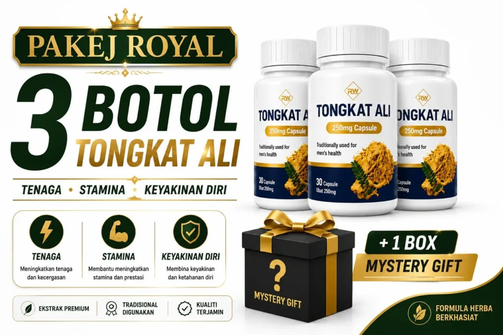 TONGKAT ALI 3 BOTOL + FREEGIFT